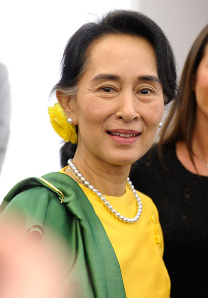 photographies pour la venue de Aung San Suu Kyi